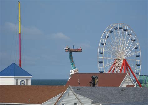 Ocean City Trimper Rides View From Ferris Wheel 3 A Photo On