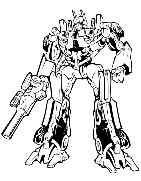Printable Transformers Coloring Pages Customize And Print