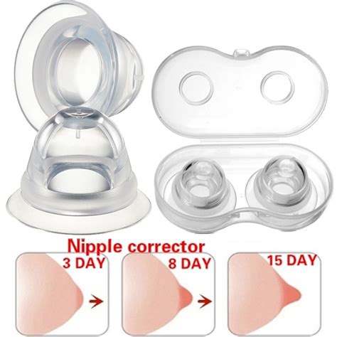 Nipple Corrector For Flat Inverted Nipples Soft Silicone Nipple Aspirator Puller Shopee Malaysia