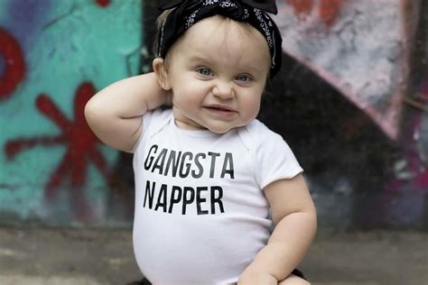 Gangsta Napper Onesie Baby Outfits Newborn Gangsta Napper Newborn