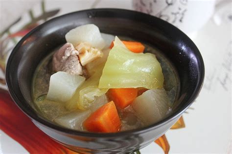 Daikon Radish With Carrot And Salted Vegetable Soup Foodelicacy