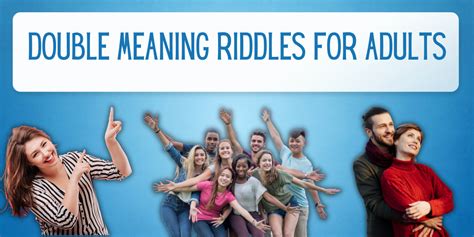 157 Double Meaning Riddles For Adults {must Checkout} Everythingmom