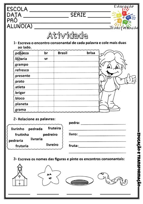 Atividades Encontro Vocalico 5 Ano