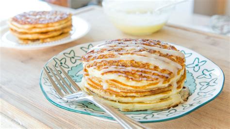 Cinnamon Roll Pancakes Recipe Breakfast And Brunch Food