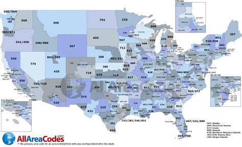 Area Code Zip Code Map United States Map