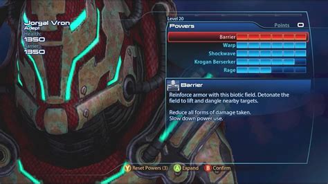 Mass Effect 3 Krogan Shaman Adept Build Gold Reapers Firebase White