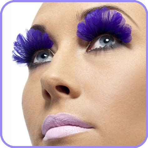 purple feather eyelashes feather eyelashes purple eyelashes fake eyelashes