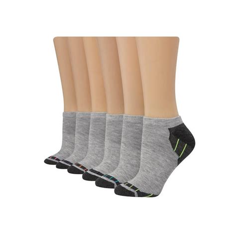 Hanes Hanes Womens Comfort Fit No Show Socks 6 Pack
