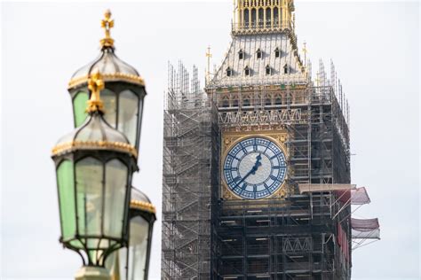Big Ben Refurbishment Shows Off Original Colour Scheme