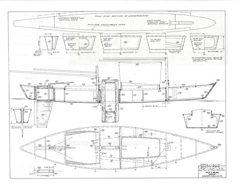 Single Hand Schooner 19′ 6″ X 4′ 2″ Hh Payson And Company