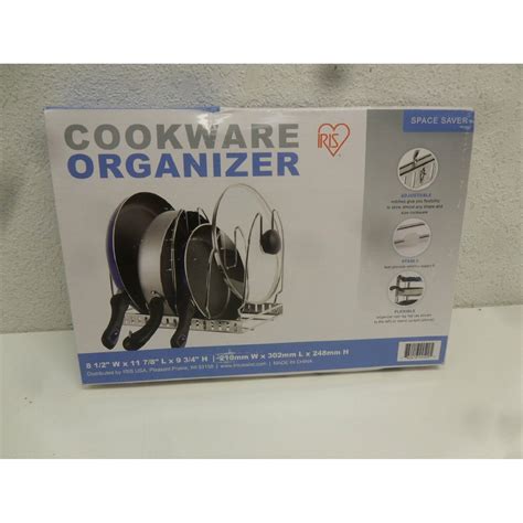 cookware organizer iris magnifying glass