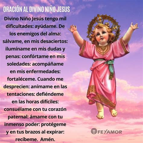 Arriba 100 Foto Oración Al Divino Niño Jesús Para Pedir Un Milagro Mirada Tensa