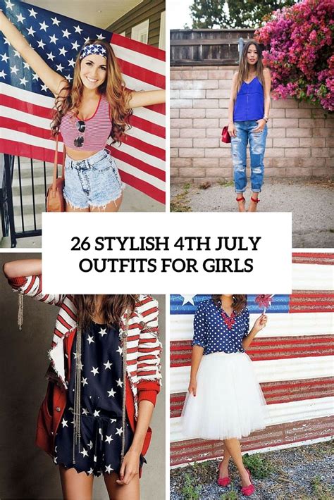 26 Stylish And Comfy 4th July Outfits For Girls Styleoholic Girl