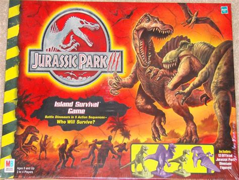 Jurassic Park Iii Island Survival Game Board Game Boardgamegeek