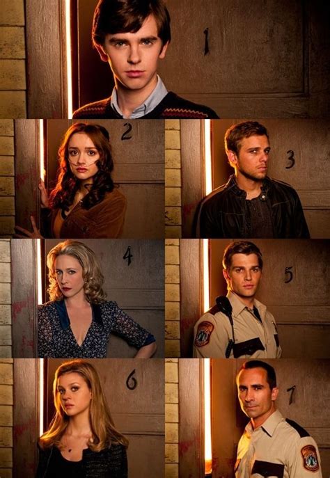Season One Bates Motel Characters Bates Motel Bates Motel Cast