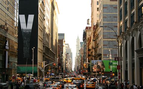 1680x1050 New York City Street Desktop Pc And Mac Wallpaper