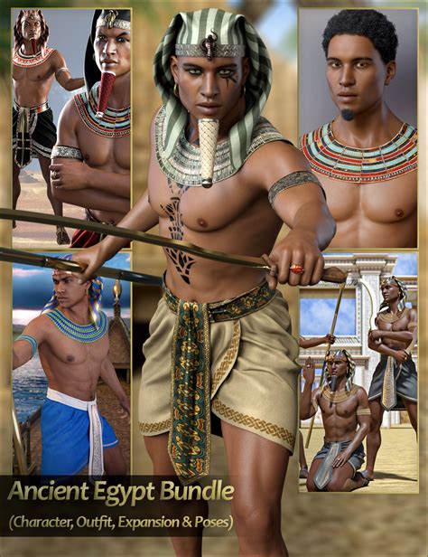 Ancient Egypt Bundle Character Outfit Expansion And Poses Daz D