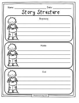 Story Structure Graphic Organizers 2 | Story structure ...