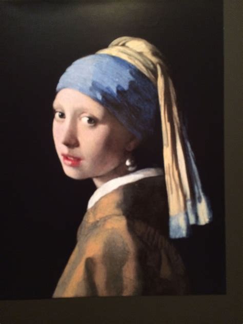 Girl With A Pearl Earring Portrait Painting Johannes Vermeer