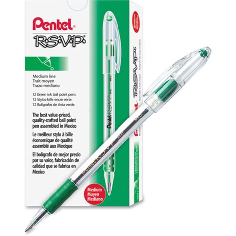 pentel r s v p ballpoint stick pens pens pentel of america ltd