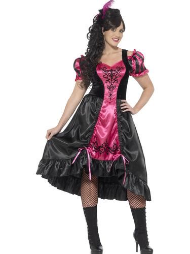 Saloon Girl Ladies Fancy Dress Wild Western Burlesque Adults Costume Plus Size Ebay