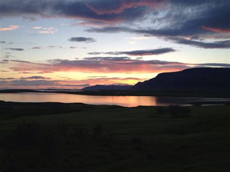 The Midnight Sun In Iceland
