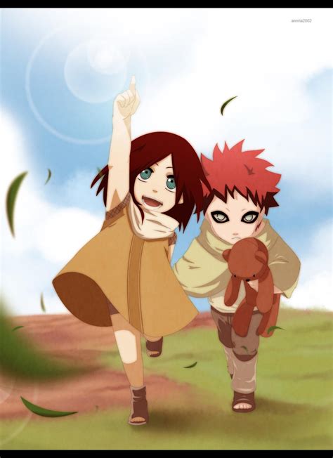 Gaara And Kasumi As Kids By Annria2002 On Deviantart