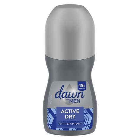 Dawn Men Active Dry Antiperspirant Roll On 45ml Unilever Dawn