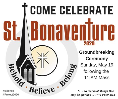 Project 2020 Groundbreaking Saint Bonaventure Catholic Church