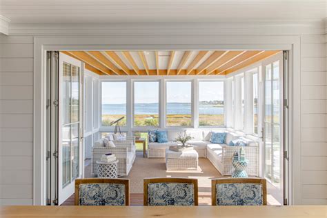 Salten Point Screened Porch Beach Style Sunroom Boston By Lda