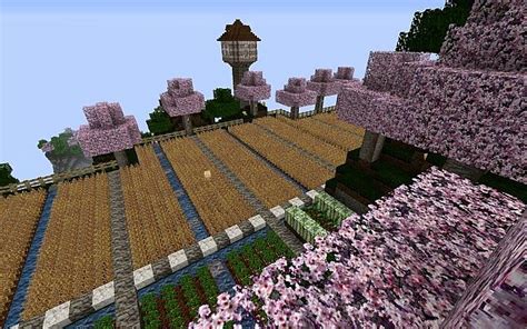 Cherry Blossom Tree Minecraft Resource Pack 1162 April Cherry Tree