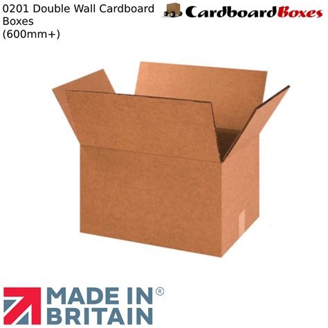 Extra Large Double Wall Cardboard Boxes 600mm Length