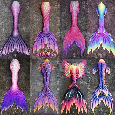 What Tail Would You Choose Custom Silicone Mermaid Tails By Finfolk