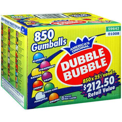 3400 Dubble Bubble Assorted 1 Gumballs Bulk And Similar Items