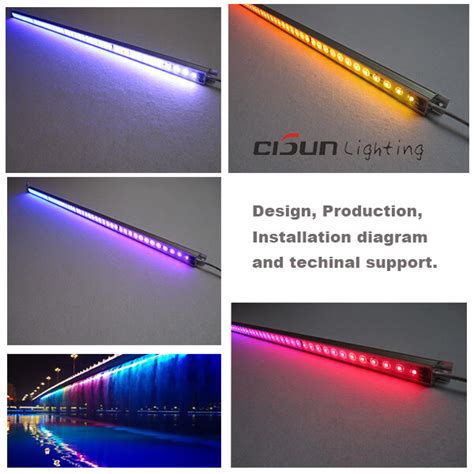Multi Color Led Tube Lights Fixture Cisun Lighting