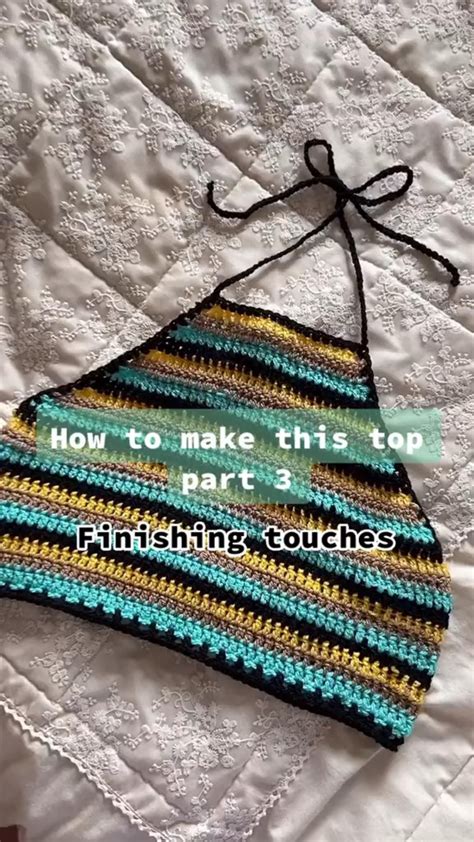 Crochet Halter Top Tutorial Knit Artofit