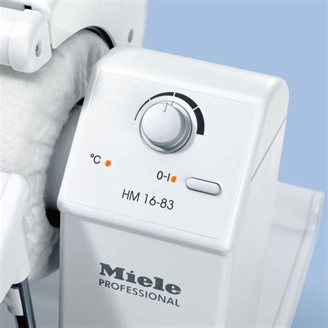 With our rotary iron you can press a large tablecloth, duvet cover or a stack of napkins in less than 4 minutes. Miele HM 16-83 rotary iron (ironer) for sale