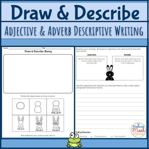Draw And Describe Animals Descriptive Writing With Adjectives And