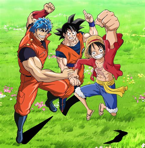 Celebrating the 30th anime anniversary of the series that brought us goku! Dream 9 Toriko & One Piece & Dragon Ball Z Super Collaboration Special | Dragon Ball Wiki ...