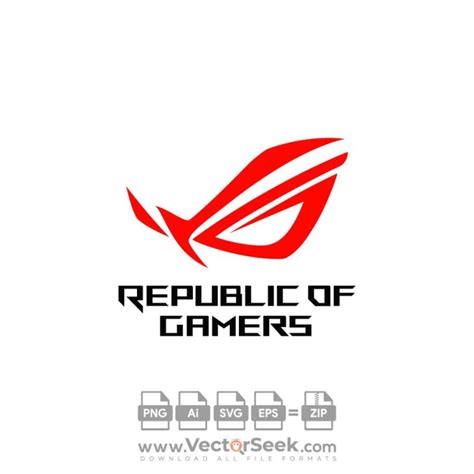 Rog Republic Of Gamers Logo Vector Ai Png Svg Eps Free Download