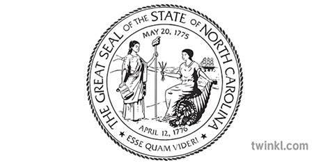 North Carolina State Seal Usa Geographie Symbole Von North Carolina Ks2