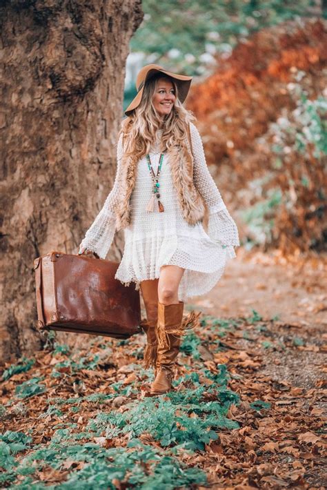 Happy Boho Vibes In A Cute Little Dress Bohemian Clothes Bohemian Style Clothing Boho Chic