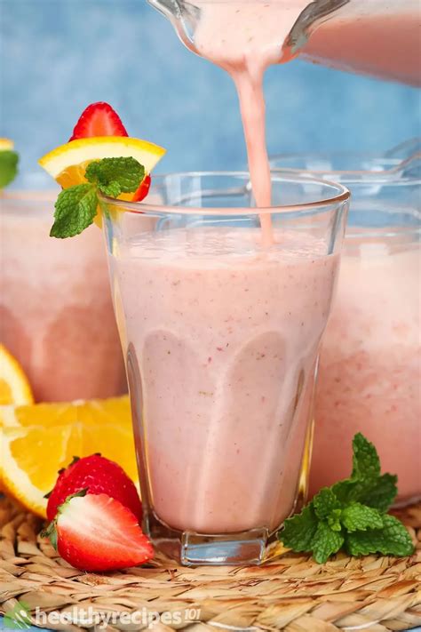 Strawberry Orange Smoothie Recipe A Tropical Thirst Quencher