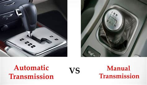 Manual Cars Vs Automatic Cars