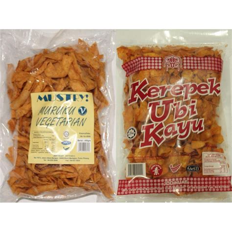 2 In 1 Big Pack Ubi Kayu Kerepek And Muruku Vegetarian Shopee Malaysia