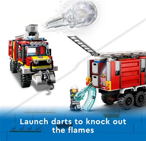 Lego City 60374 Fire Truck Command Truck Teaching Toys And Books