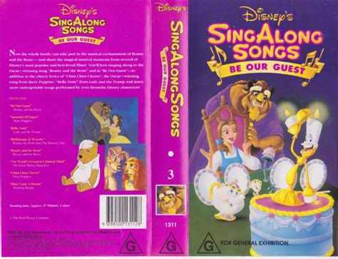 End credits with stay tuned announcement. SING ALONG SONGS BE OUR GUEST NUMBER 3 DISNEY VHS PAL VIDEO A RARE FIND | eBay