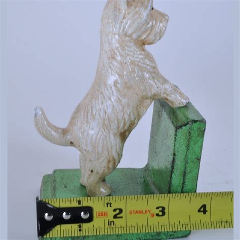 Scotty Dog Scottish Terrier Bookends Vintage Style Heavy Cast Iron