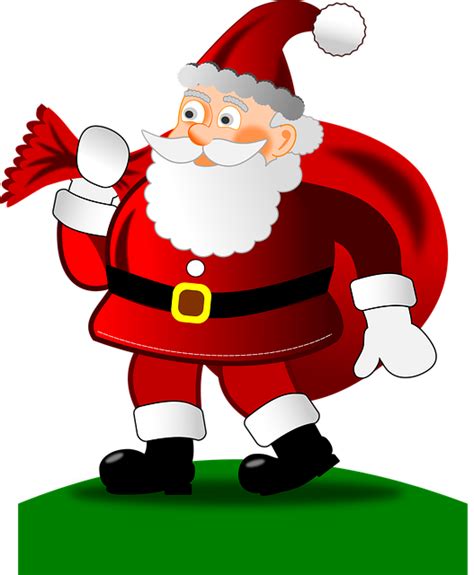 Christmas Happy Santa Claus · Free Vector Graphic On Pixabay