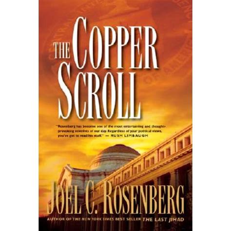 Joel rosenberg, author of 'the beirut protocol' reports on how israel's election impacts the us. The Copper Scroll, The Last Jihad Series, Book 4, by Joel ...